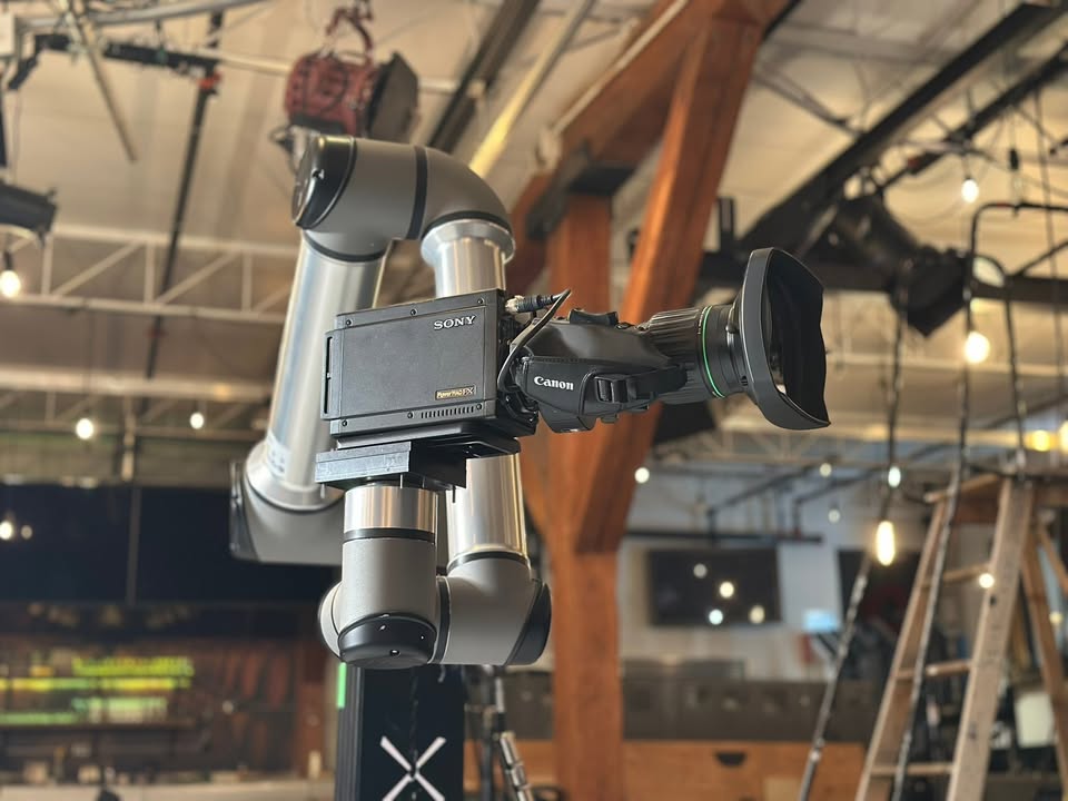 Caméra robotisée installée en plafond